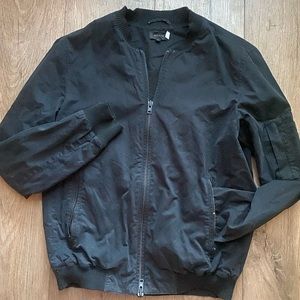 DSTLD Men’s black bomber jacket size L